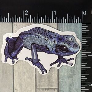 🌀10/$10🌀 Psychedelic Frog Reusable Waterproof Vinyl Sticker Decal